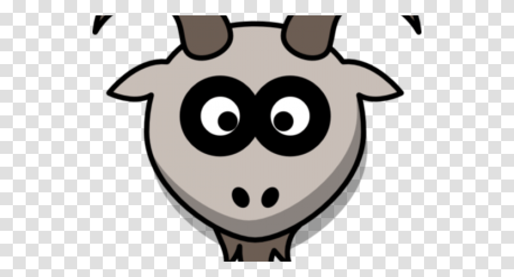Goat Clipart Angora Goat Goat Face Clip Art, Mammal, Animal, Stencil, Cattle Transparent Png