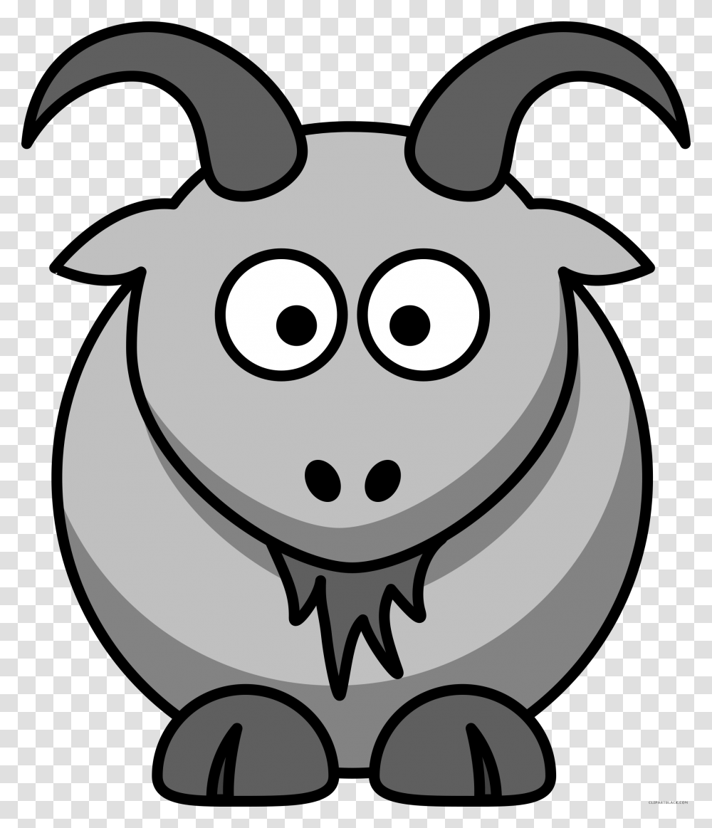 Goat Clipart Black And White Goat Clipart Gaot Goat Clipart Goat, Stencil, Animal, Mammal Transparent Png