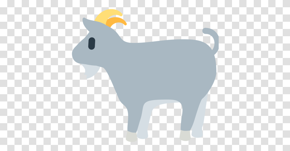 Goat Emoji Clipart Animated Goat Emoji, Mammal, Animal, Wildlife, Buffalo Transparent Png