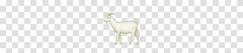 Goat Emoji, Mammal, Animal, Mountain Goat, Wildlife Transparent Png