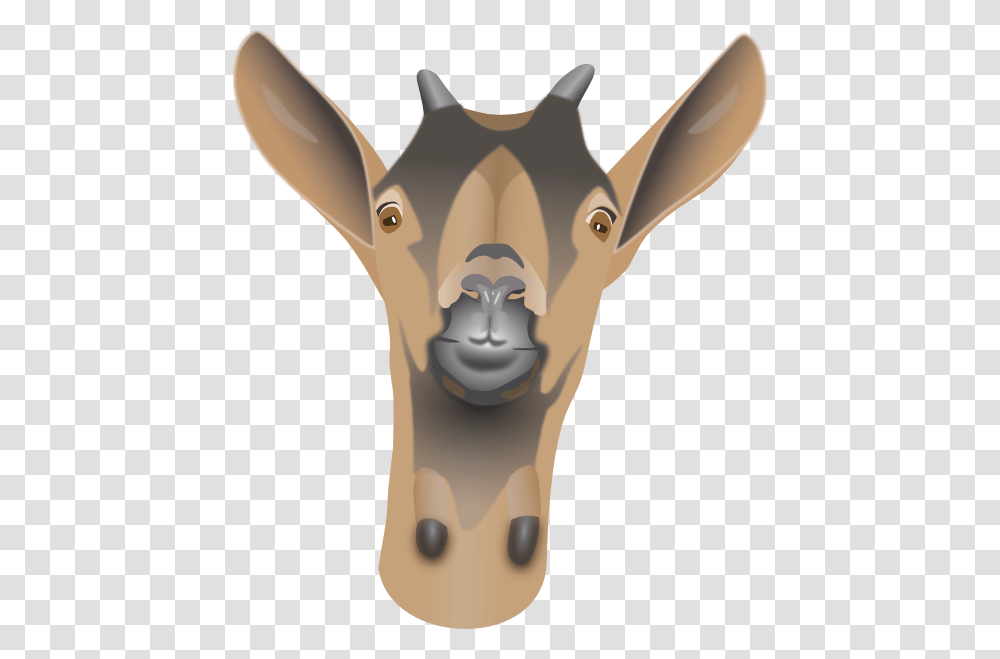 Goat Face Goat Head Clipart, Mammal, Animal, Wildlife, Antelope Transparent Png
