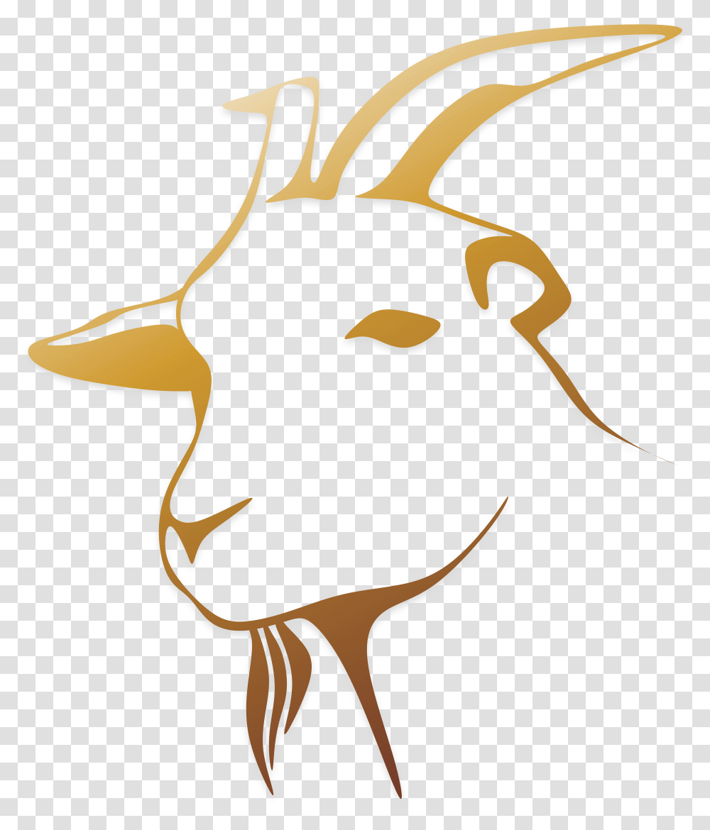 Goat Face Vector, Antler, Animal Transparent Png