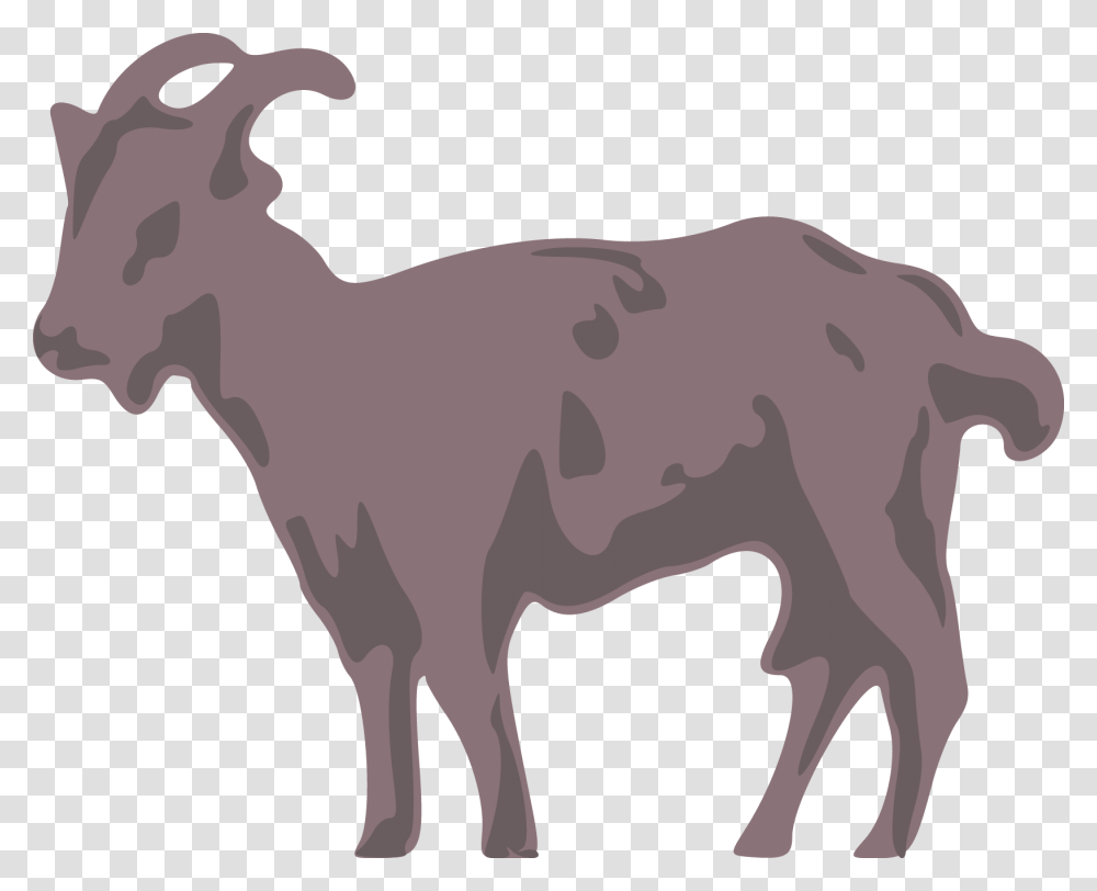 Goat Free Content Clip Art Vector Goat, Animal, Mammal, Wildlife, Cow Transparent Png