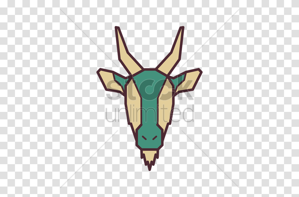 Goat Head Vector Image, Bow, Mammal, Animal, Wildlife Transparent Png