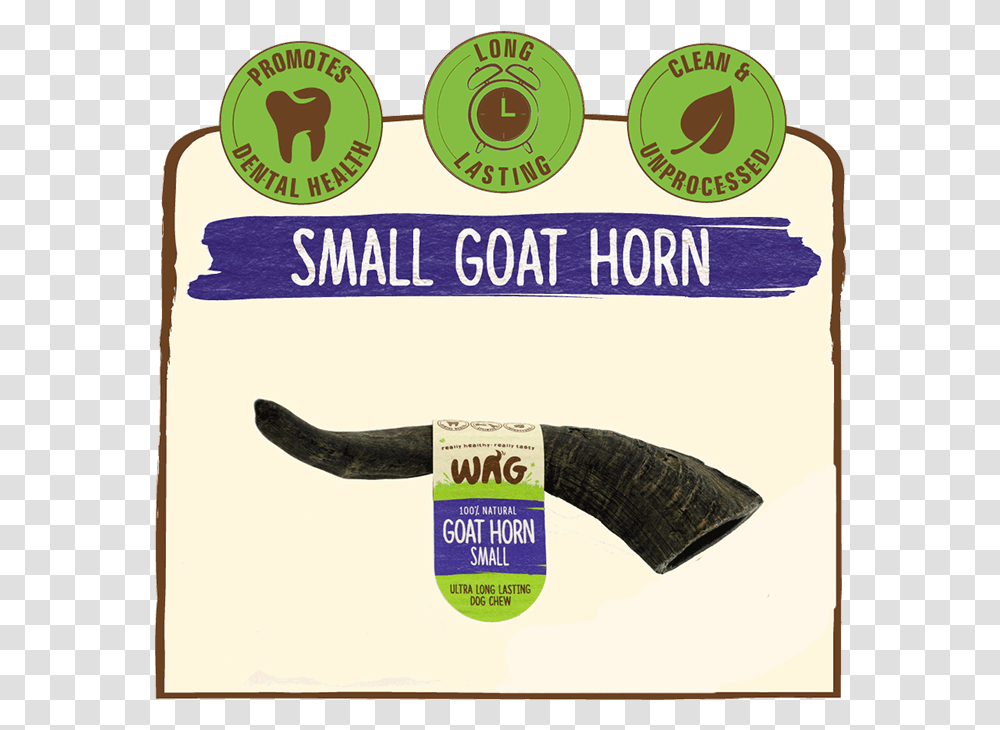 Goat Horn Treats For Dogs Small, Label, Cushion, Strap Transparent Png