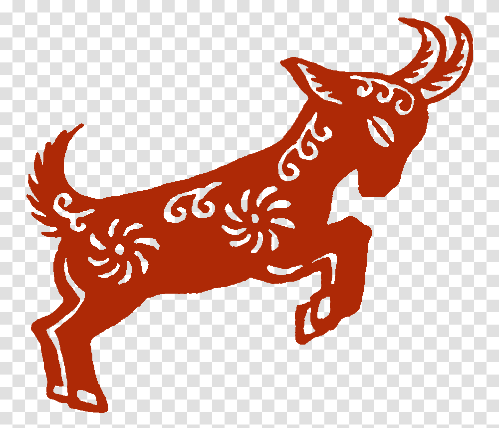 Goat Tattoo Mehndi Henna Idea Goat Chinese Zodiac, Mammal, Animal, Deer, Wildlife Transparent Png