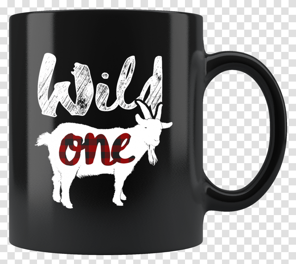 Goat Wild One Birthday Lumberjack Party Buffalo Plaid Mug, Coffee Cup, Cow, Cattle, Mammal Transparent Png