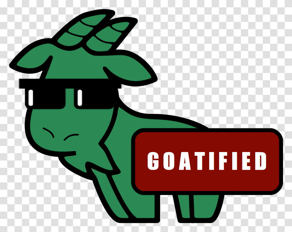 Goatified Sticker A Goat Wearing Glasses Goat Wearing Glasses, Logo Transparent Png