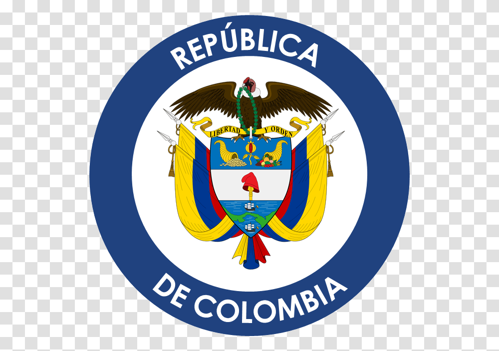 Gobierno De Colombia Ministerio De Salud De Colombia, Logo, Trademark, Badge Transparent Png
