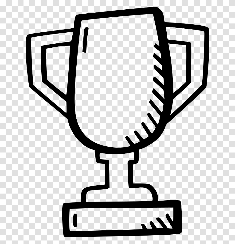 Goblet Free Award Black And White Clipart, Trophy, Lawn Mower, Tool, Microphone Transparent Png