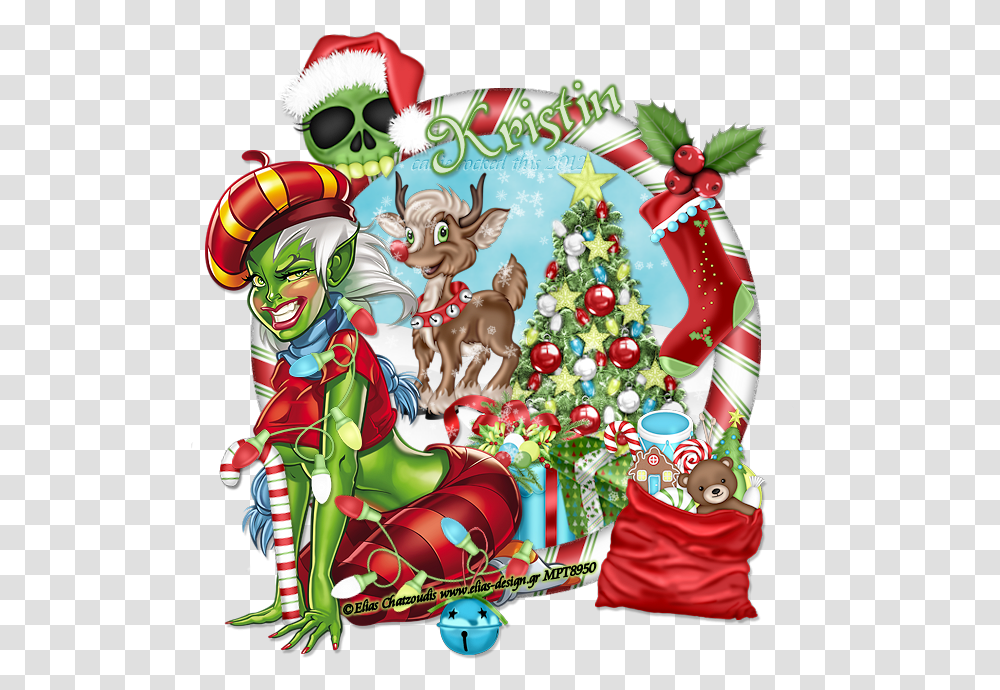 Goblin Grinch Cartoon Clipart Full Size Clipart Christmas Elf, Person, Graphics, Clothing, Helmet Transparent Png