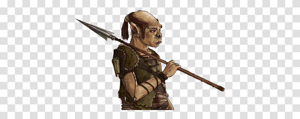 Goblin Lantzaria, Person, Gun, Weapon, Samurai Transparent Png