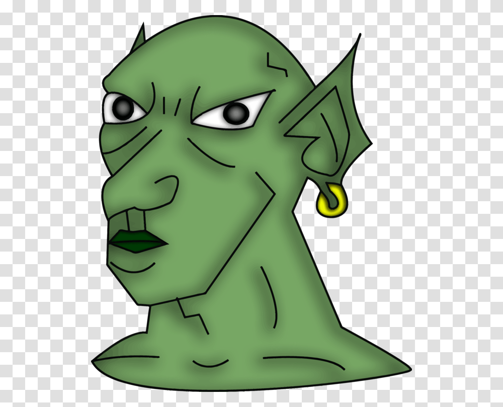 Goblin Orc Troll Monster Elf, Green, Face, Plant, Soldier Transparent Png
