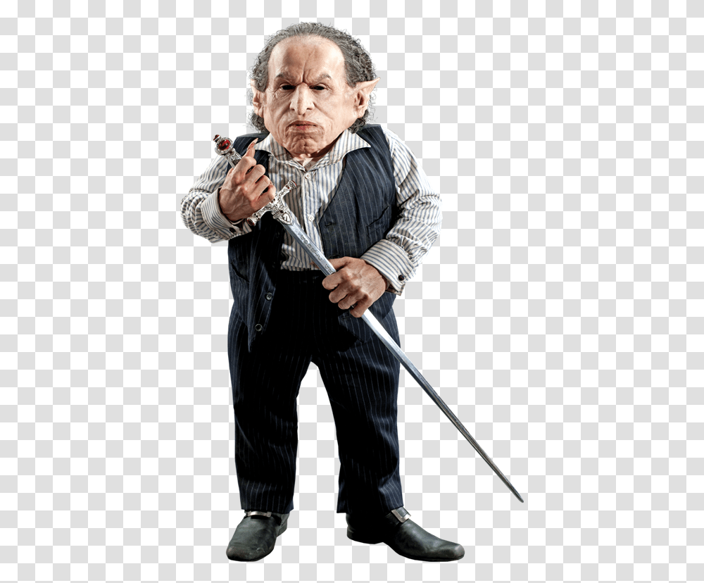 Goblins Harry Potter Standing, Person, Weapon, Blade Transparent Png