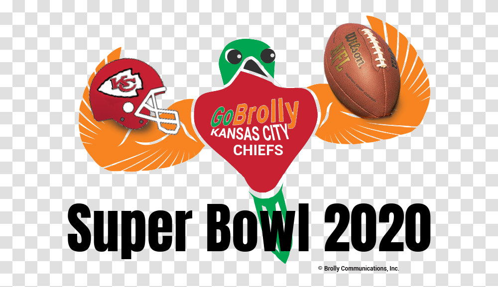 Gobrolly Bird Chiefs Football Super Bowl Kick American Football, Team Sport, Food, Crowd, Word Transparent Png
