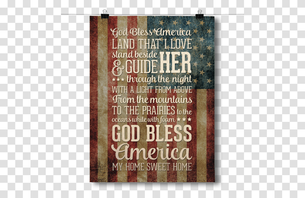 God Bless America Poster, Advertisement, Flyer, Paper, Brochure Transparent Png