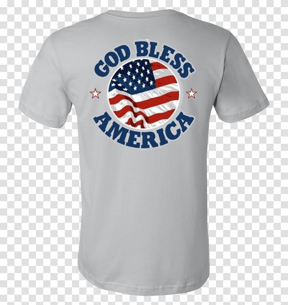 God Bless America Usa Flag, T-Shirt, Plant Transparent Png