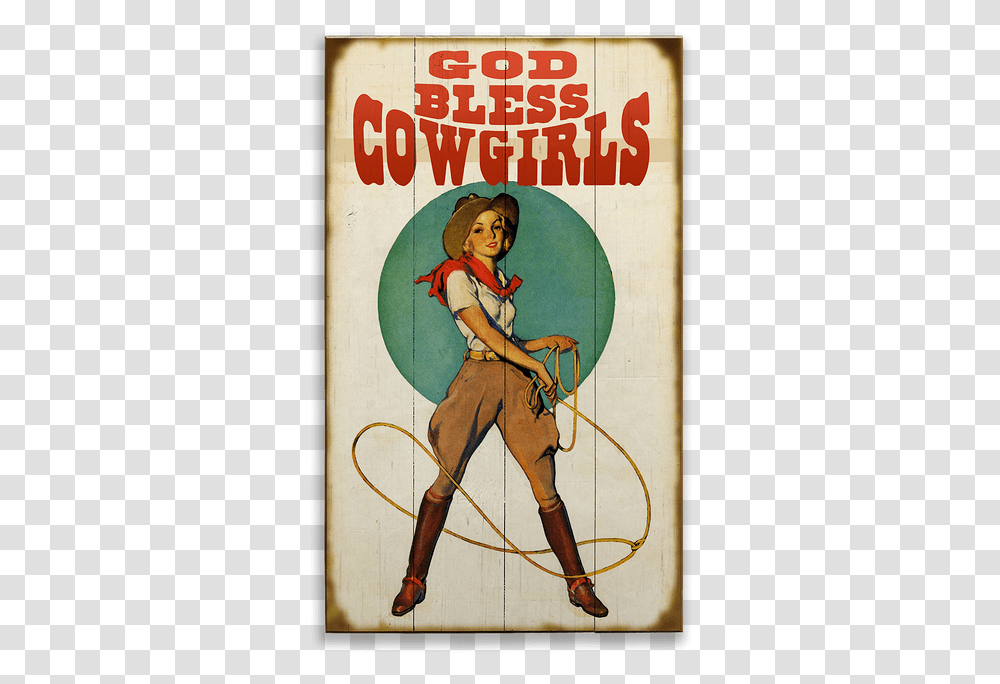God Bless Cowgirls, Person, Human, Poster, Advertisement Transparent Png