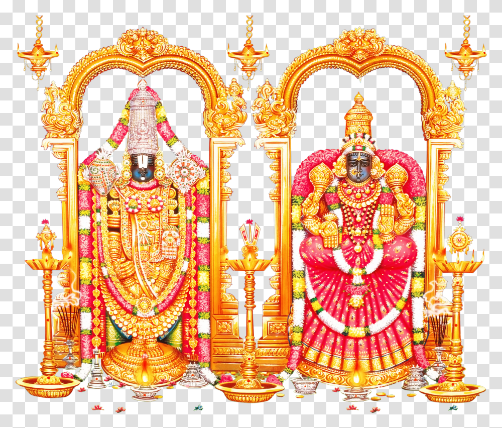 God Clipart Venkatajalapathi Lord Venkateswara Swamy, Furniture, Altar, Architecture, Building Transparent Png