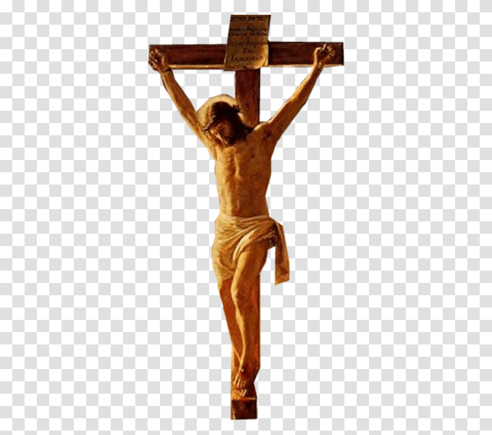 God Download Image With Background Jesus On The Cross Background, Crucifix, Person, Human Transparent Png