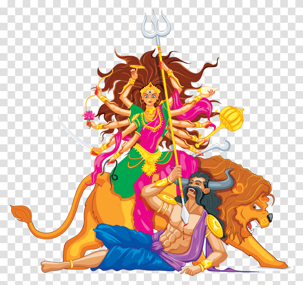 God Durga Maa Durga Maa, Weapon, Weaponry Transparent Png