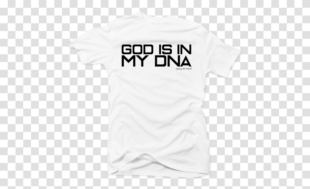 God Is In My Dna T Shirt Active Shirt, Apparel, T-Shirt, Person Transparent Png