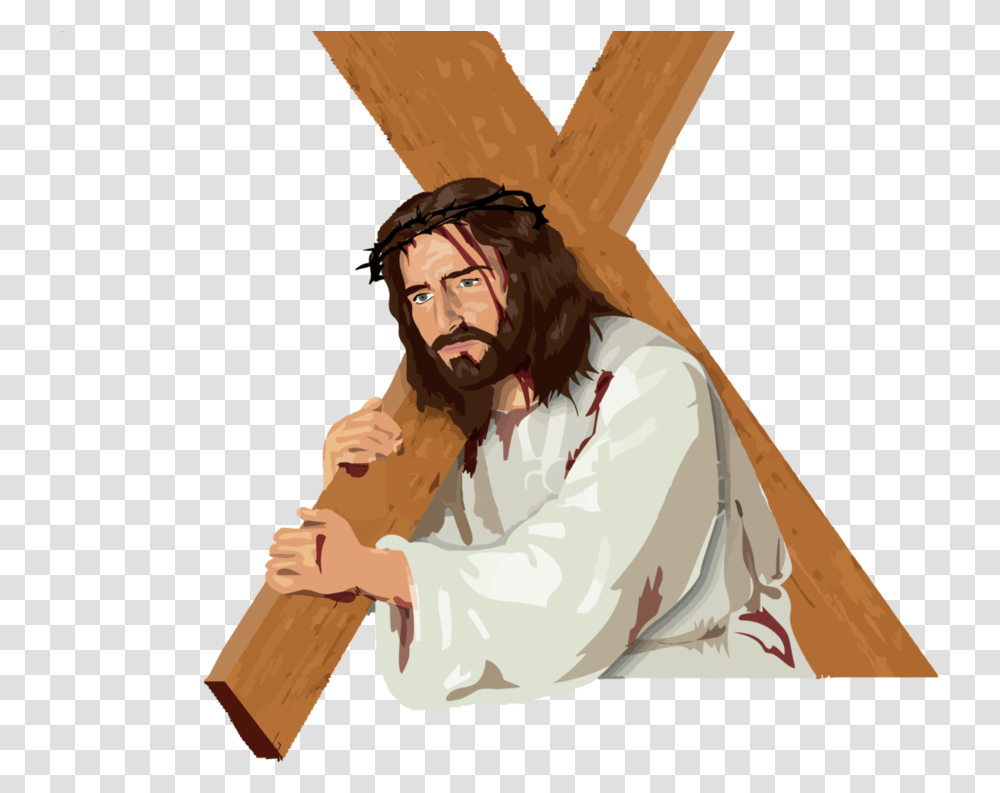 God Jesus Christ Image, Carpenter, Person, Human, Wood Transparent Png