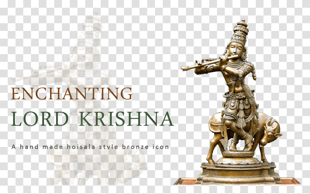 God Krishna Idol, Bronze, Toy, Figurine, Sculpture Transparent Png