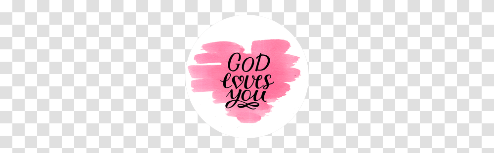 God Loves You Watercolor Heart Sticker, Label, Birthday Cake, Rubber Eraser Transparent Png