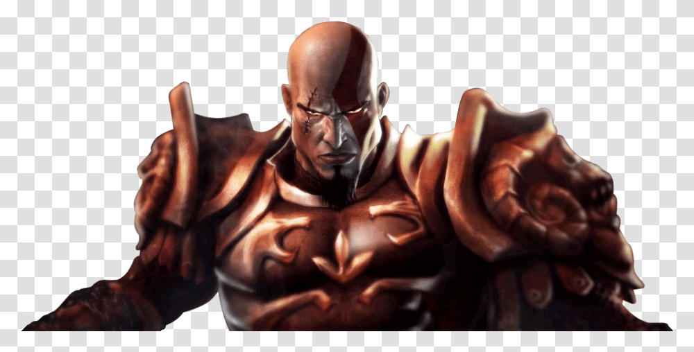 God Of War 2 Kratos Vs Colossus, Head, Person, Human, Figurine Transparent Png