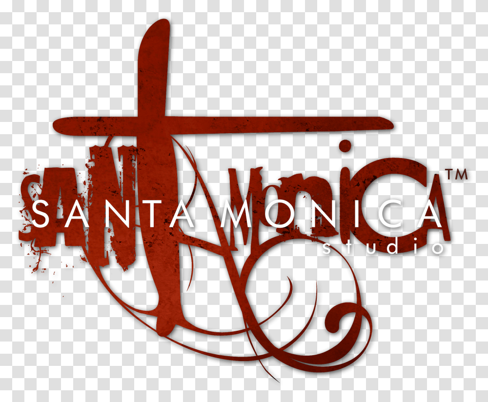 God Of War 4 Sans Kratos Cooldown Santa Monica Games Logo, Symbol, Trademark, Emblem, Cross Transparent Png