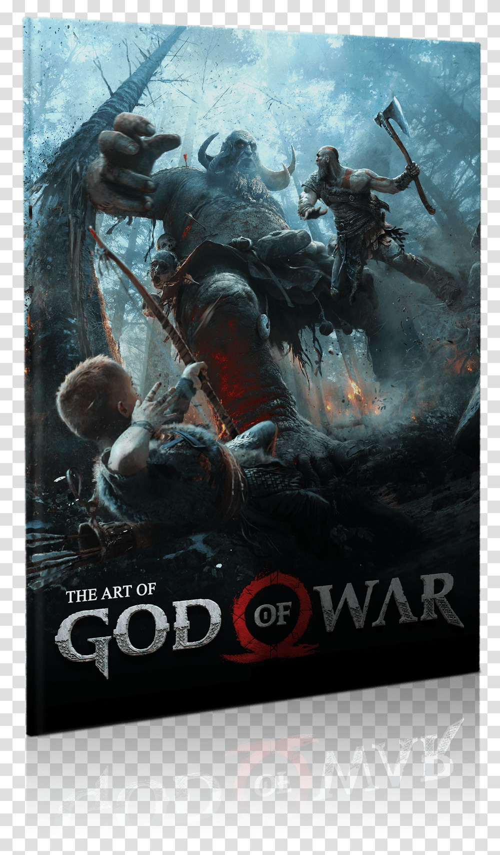 God Of War Artbook, Poster, Advertisement, Person, Painting Transparent Png