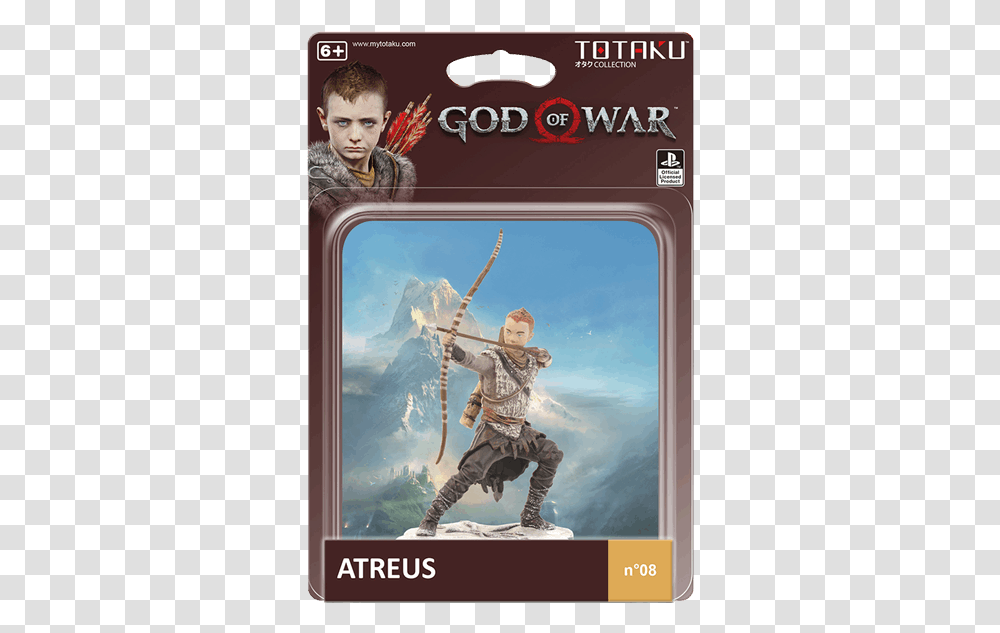 God Of War Atreus Figure, Person, Human, Bow, Archery Transparent Png