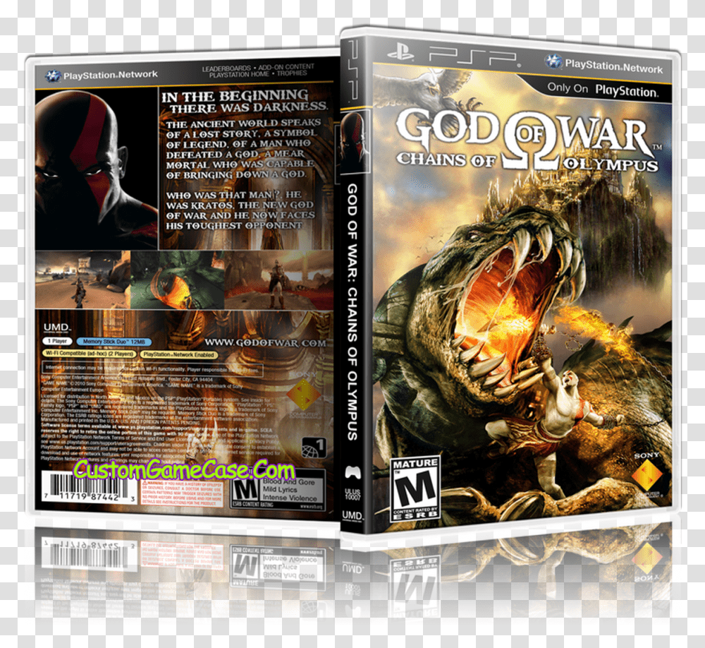 God Of War Chains Of Olympus Pc Game, Person, Human, Dvd, Disk Transparent Png