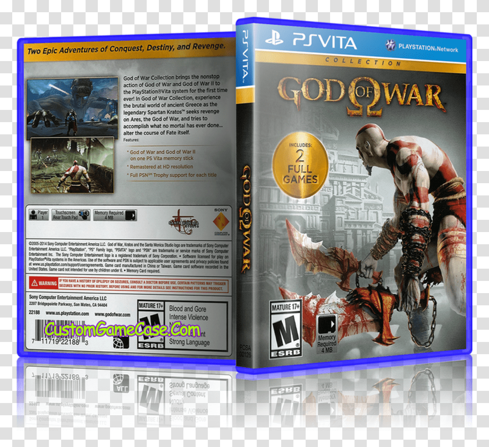 God Of War Collection Ps Vita God Of War, Person, Human, Dvd, Disk Transparent Png