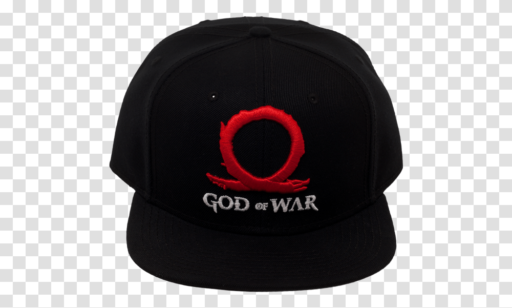 God Of War Logo Black Snapback For Baseball, Clothing, Apparel, Baseball Cap, Hat Transparent Png