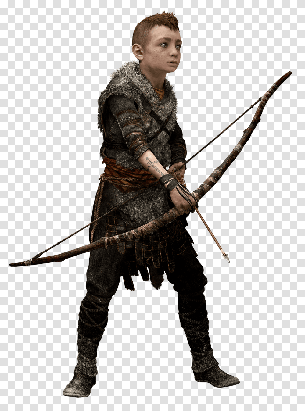 God Of War, Person, Human, Bow, Archery Transparent Png