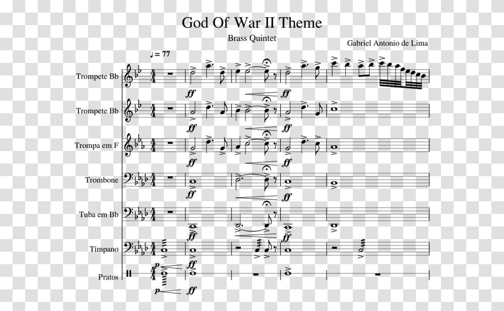 God Of War Theme Piano, Gray, World Of Warcraft Transparent Png