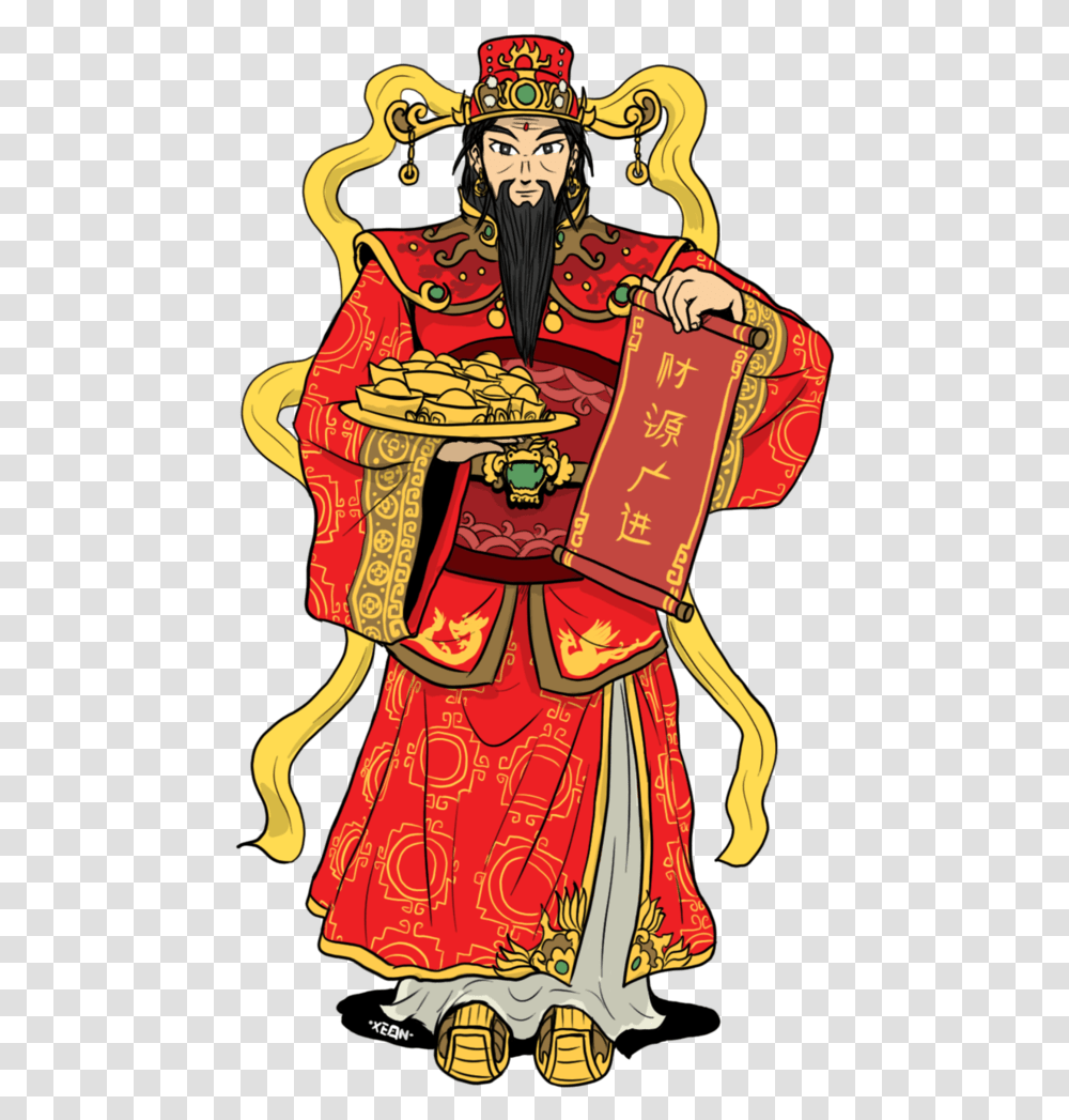 God Of Wealth, Person, Costume, Crowd Transparent Png