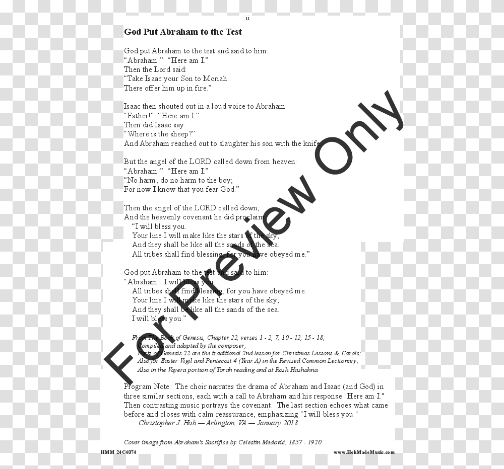 God Put Abraham To The Test Thumbnail Calligraphy, Page, Poster, Advertisement Transparent Png