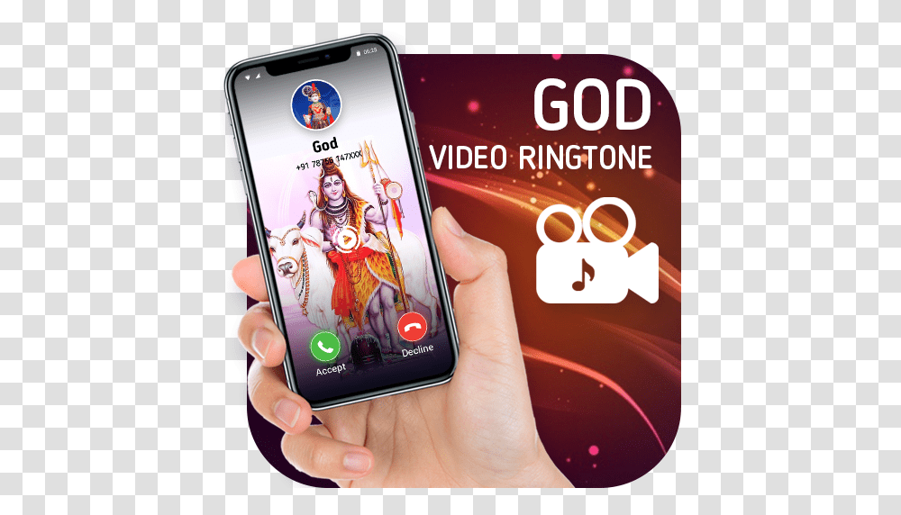 God Video Ringtone For Incoming Call Apk 13 Download Free Smartphone, Mobile Phone, Electronics, Cell Phone, Person Transparent Png