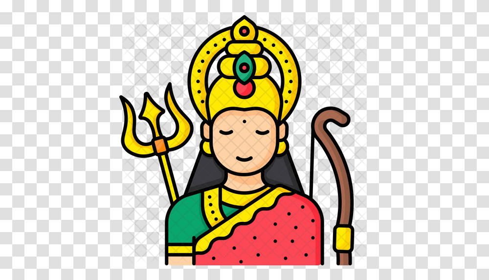 Goddess Durga Icon Lord Ram Icon, Emblem, Symbol, Weapon, Weaponry Transparent Png