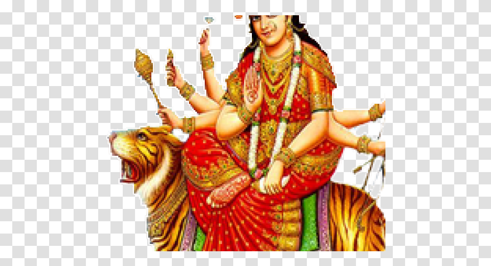Goddess Durga Maa Images Durga Devi Photo, Person, Animal, Sea Life Transparent Png