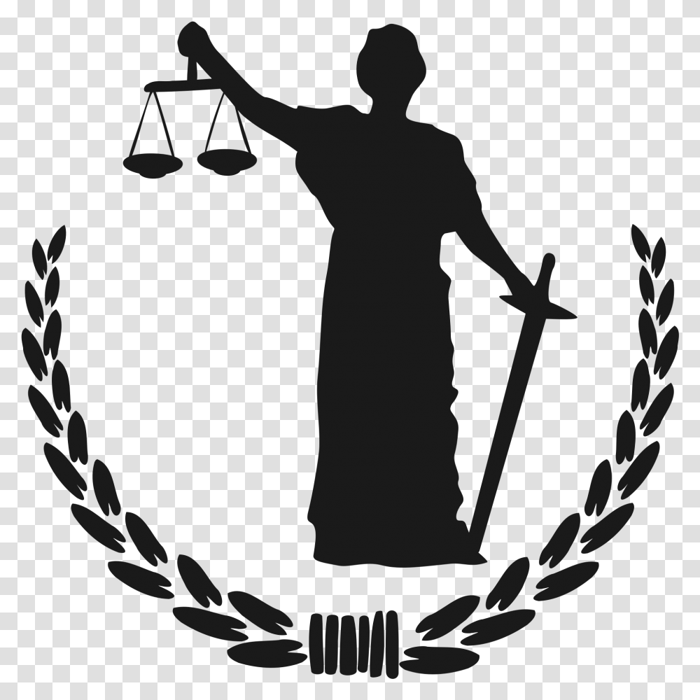 Goddess Of Justice Rule Of Law, Emblem Transparent Png