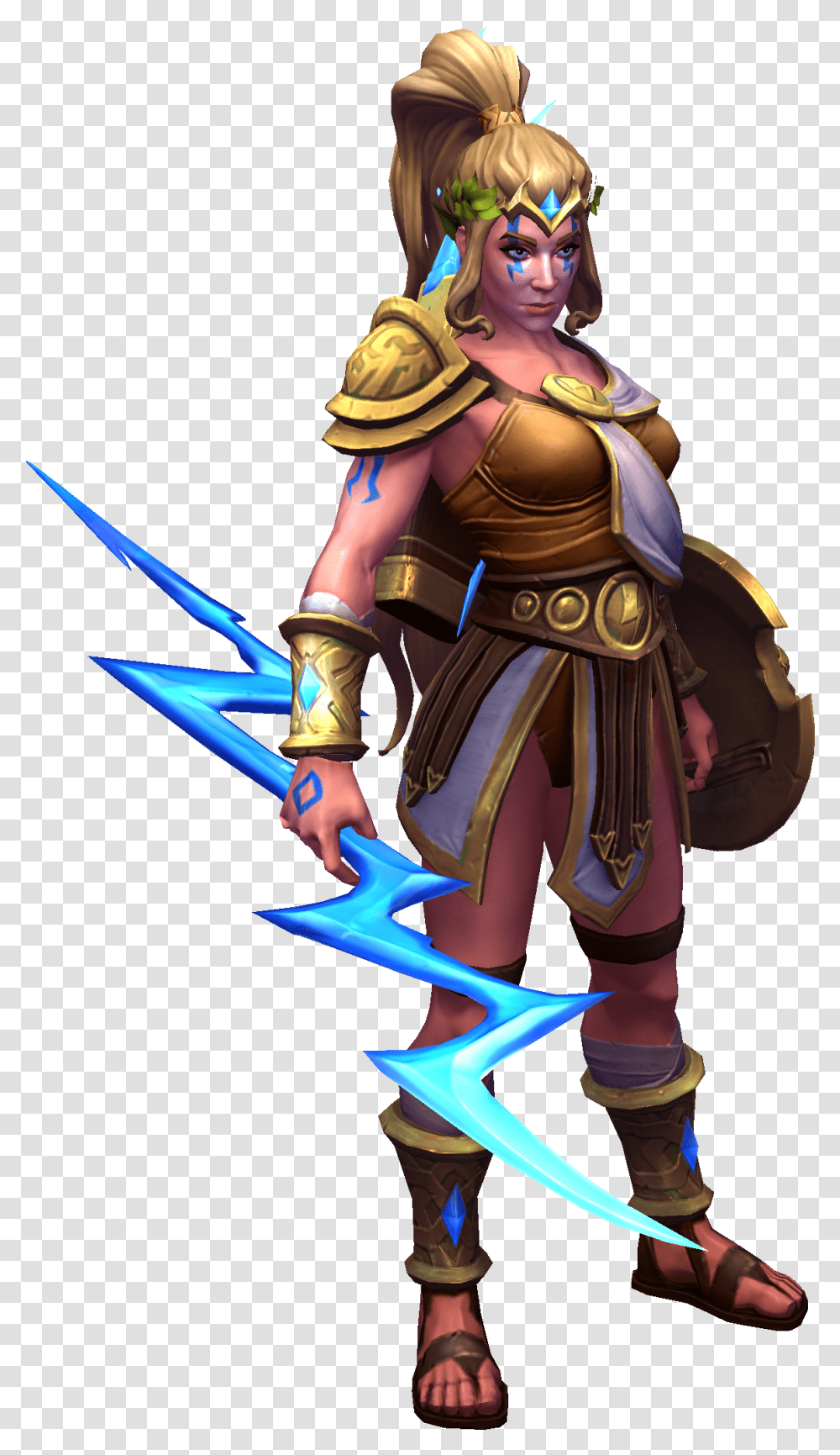 Goddesscassia Thunder Heroes Of The Storm New Greek Gods Skins, Person, Human, Knight, Toy Transparent Png