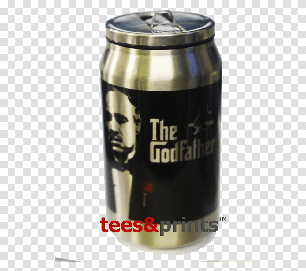 Godfather Download Tees And Prints, Tin, Shaker, Bottle, Beer Transparent Png