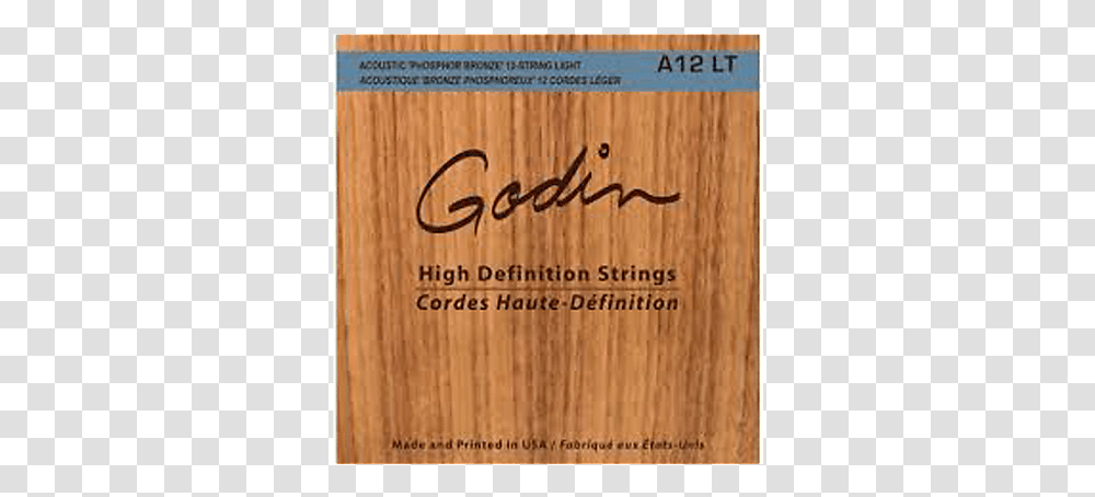 Godin A12 Phosphor Bronze Acoustic Guitar Strings Plywood, Hardwood, Business Card, Paper Transparent Png