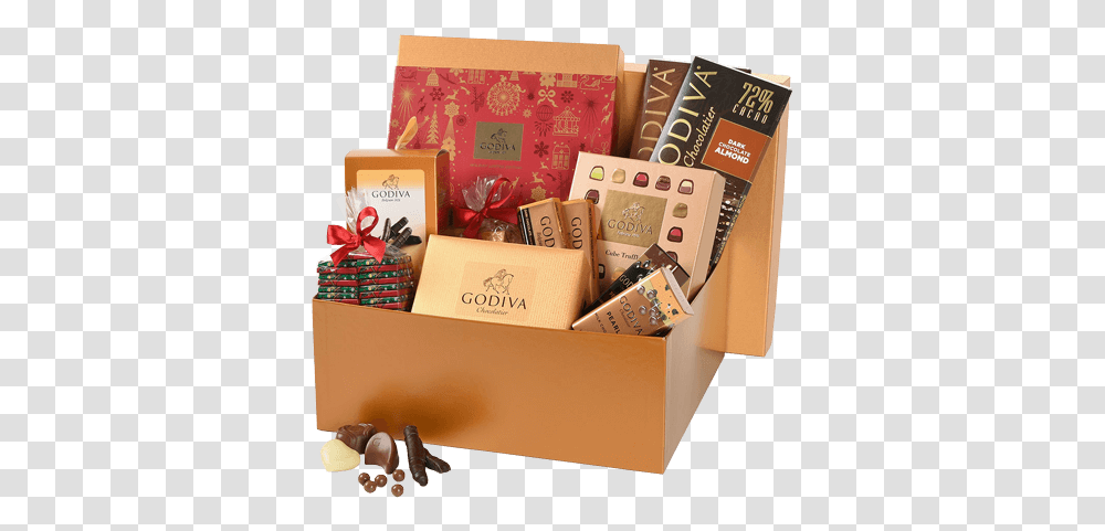 Godiva Celebracin De Navidad En La Oficina Christmas Day, Box, Cardboard, Carton, Gift Transparent Png
