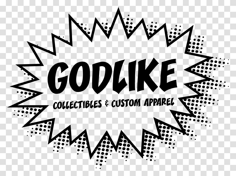 Godlike Collectibles Comic Book Pow, Label, Sticker Transparent Png