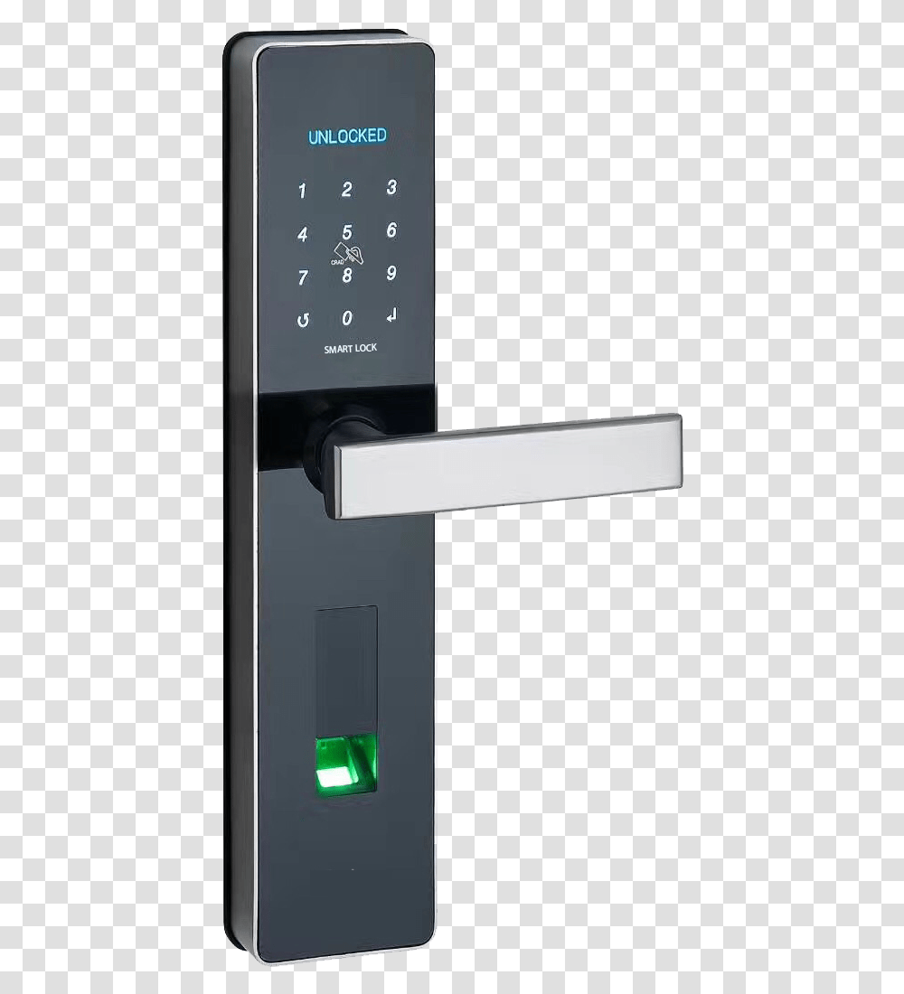 Godrej Biometric Door Lock, Handle, Mobile Phone, Electronics, Cell Phone Transparent Png